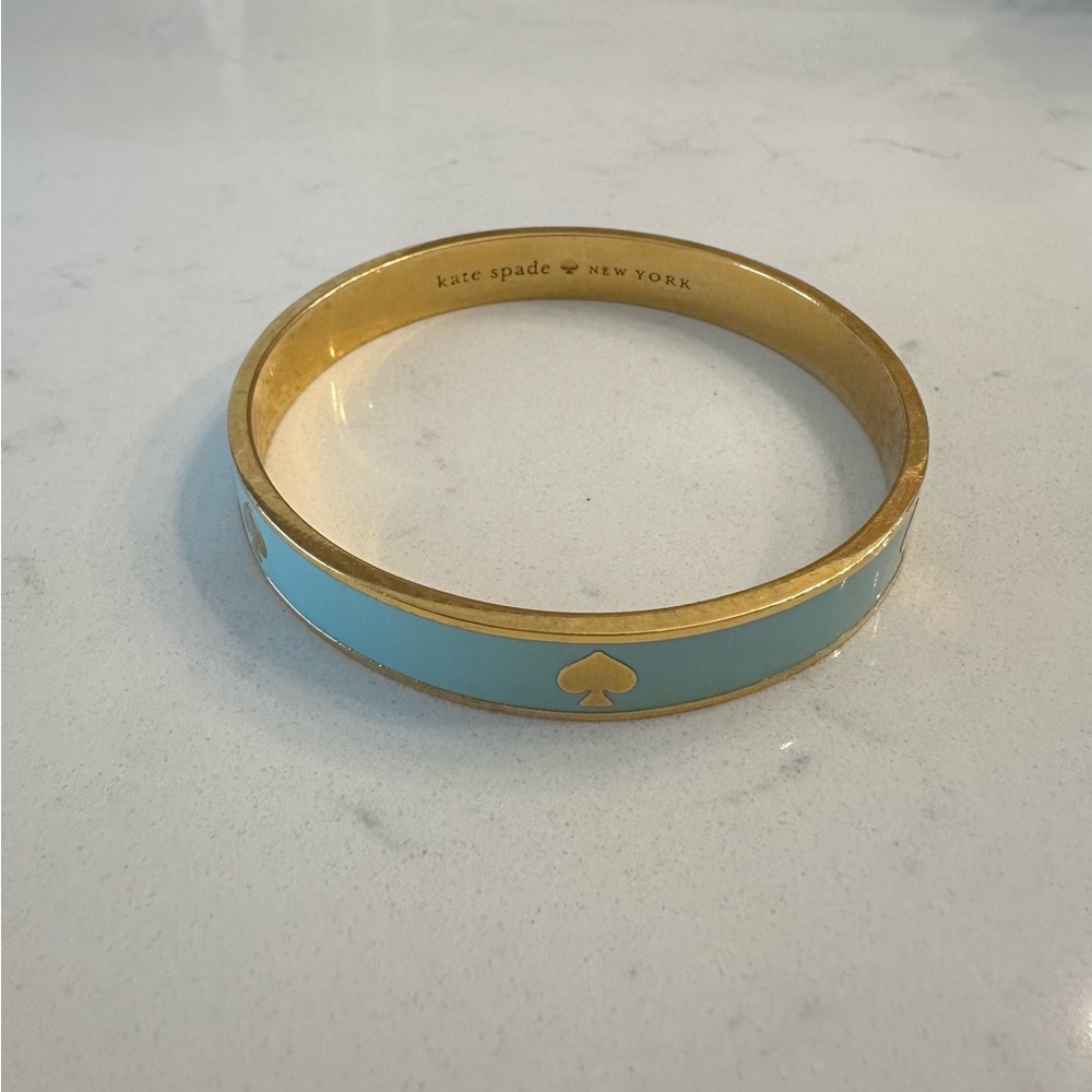 Kate Spade New York Gold & Light Blue Bangle
